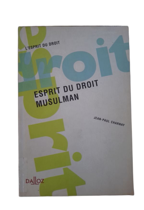 esprit du droit musulman